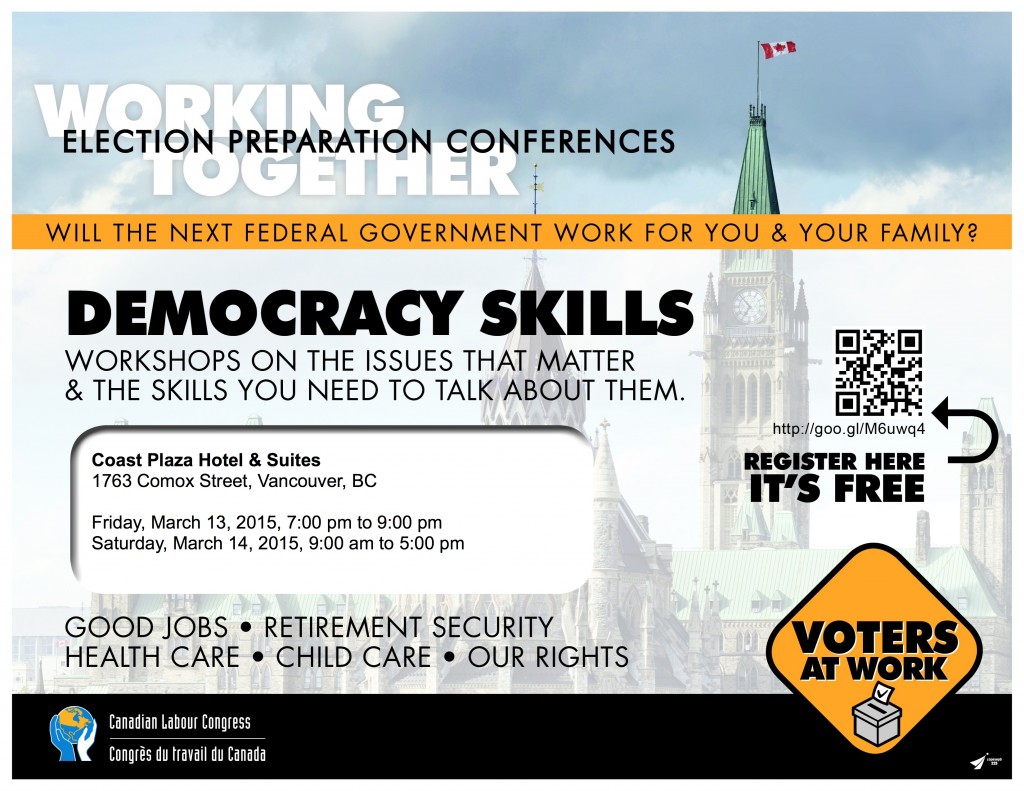 Vancouver -Election-Workshops 15-03-13