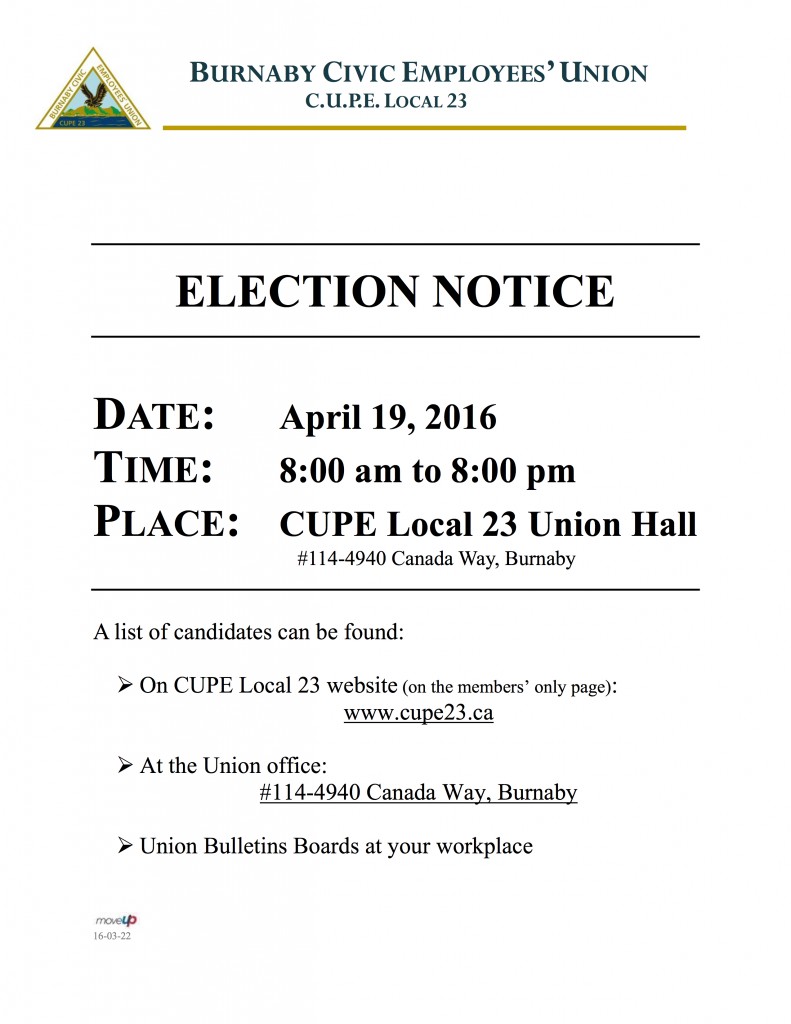 Election Day Notice 2016