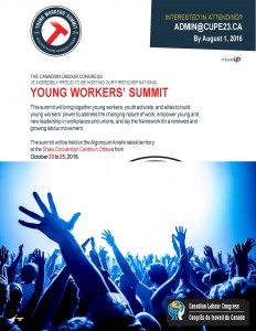 Young Workers' Summit Flyer