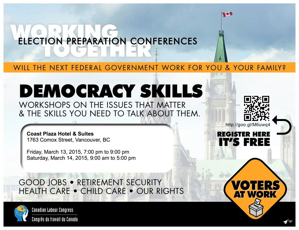 Vancouver -Election-Workshops 15-03-13