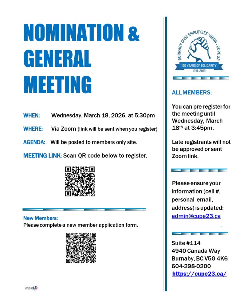 March 2026 Membership Meeting - Nomination Meeting @ Zoom online