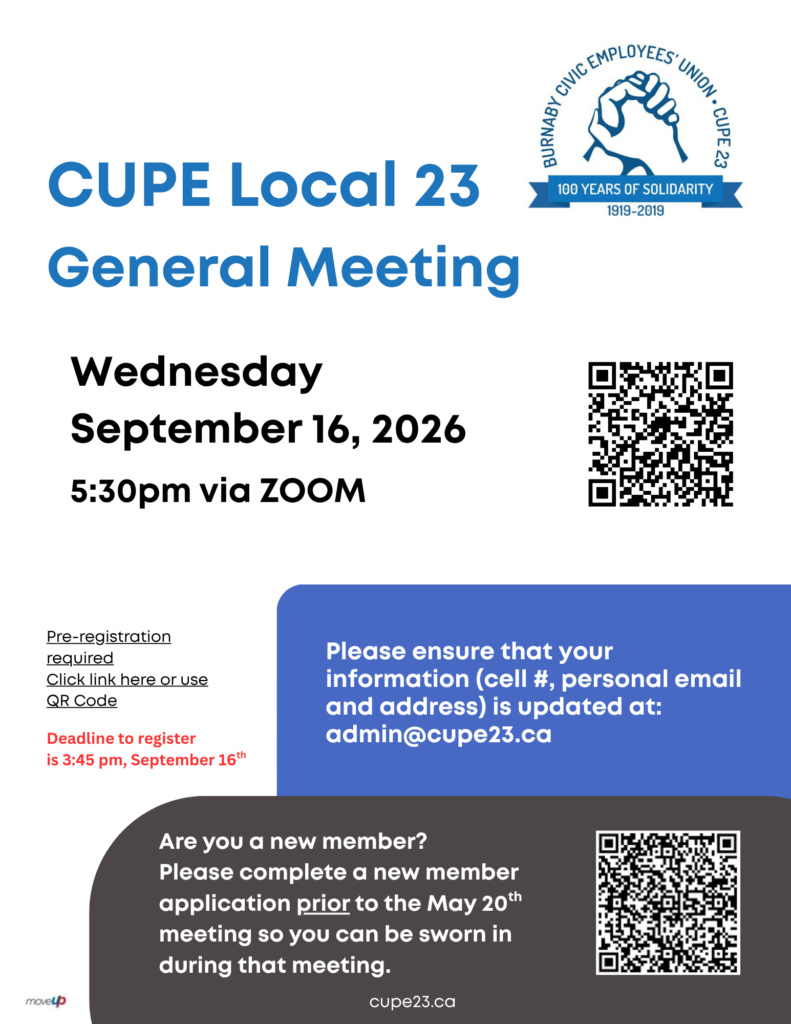 September Membership Meeting